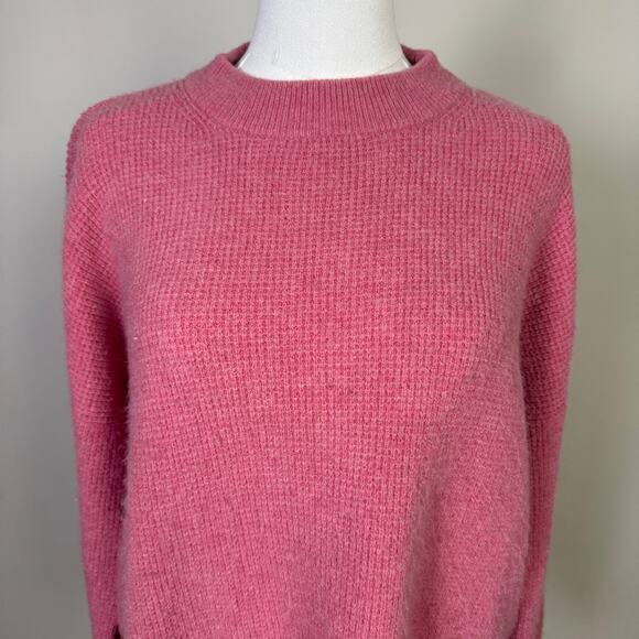 Point Sur Button Back Merino Wool Alpaca Sweater US Womens S - Picture 3 of 7